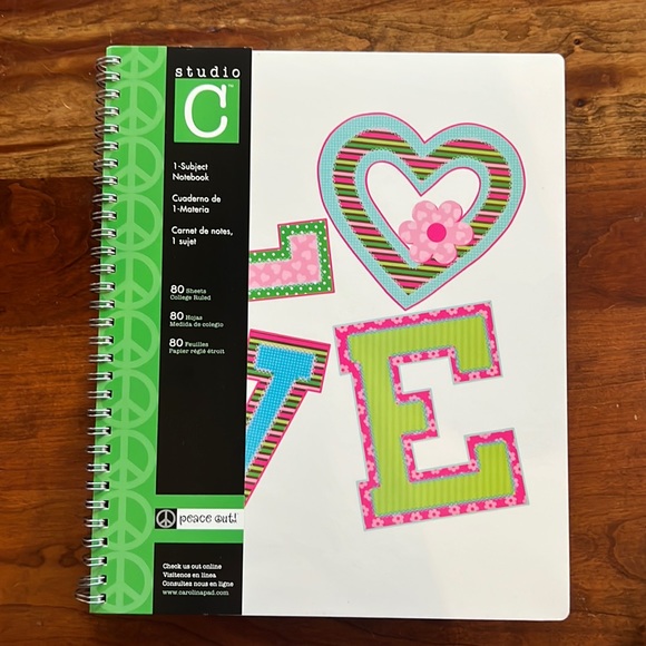 Carolina Notepad | Office | Carolina Pad Day Trip Subject Notebook 85 X ...